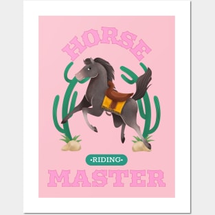 Horse Riding Master Horse Rider Posters and Art